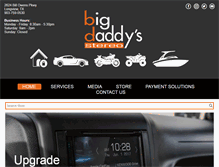 Tablet Screenshot of bigdaddysstereo.com